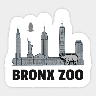 Bronx Zoo Sticker